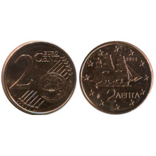 2 Евроцента Греции 2014 Г.