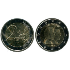 2 Евро Люксембурга 2006 Г., 25 Лет Принцу Гийома