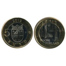 5 Евро Финляндии 2013 Г., Исторические Регионы Финляндии. Строения - Сатакунта