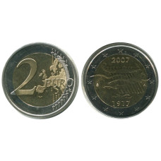 2 Евро Финляндии 2007 Г., 90 Лет Провозглашения Независимости Финляндии