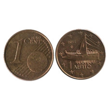 1 Евроцент Греции 2014 Г.