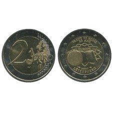 2 Евро Люксембурга 2007 Г., 50 Лет Подписания Римского Договора