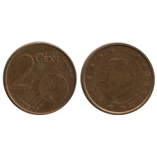 2 евроцента Бельгии 2000 г.