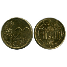 20 Евроцентов Австрии 2002 Г.