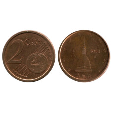 2 Евроцента Италии 2008 Г.