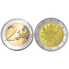 2 Евро Греции 2014 Г., 150 Лет Союзу Ионических Островов И Греции