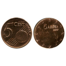 5 Евроцентов Греции 2009 Г.