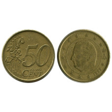 50 евроцентов Бельгии 1999 г.