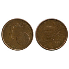 1 евроцент Франции 1999 г.