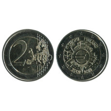 2 Евро Финляндии 2012 Г., 10 Лет Наличному обращению Евро