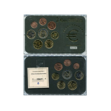 Набор из 8-ми евро монет Финляндии (в пластике)