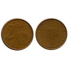 2 евроцента Нидерландов 2002 г.