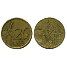 20 евроцентов Франции 1999 г.