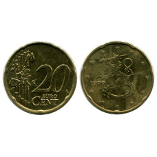 20 евроцентов Финляндии 1999 г.