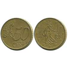 50 евроцентов Франции 1999 г.