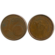 1 евроцент Кипра 2008 г.