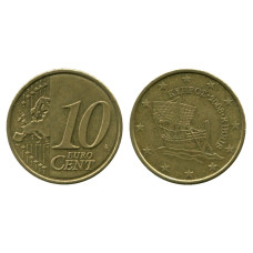 10 евроцентов Кипра 2008 г.