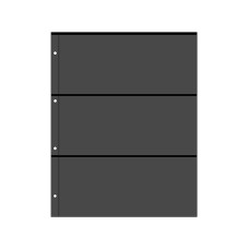 Лист 3 яч. на чёрной основе (ЛБЧФ3-G, двухсторонний)