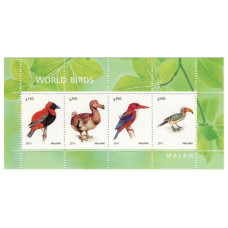 Лист марок Малави (Птицы) 4 шт. (2)