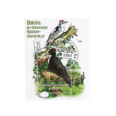 Блок марок Демократическая Республика Конго (Птицы) 1 шт.
