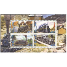 Лист марок Малави (Поезда) 4 шт. (3)