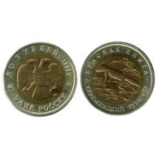 50 рублей 1993 г., Туркменский эублефар