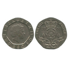 20 пенсов Великобритании 2007 г.