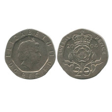 20 пенсов Великобритании 2004 г.