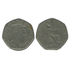 50 пенсов Великобритании 2004 г.