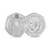 Монета 50 пенсов Великобритании 2024 г. Звездные войны. Чубакка и Хан Соло (в блистере)