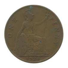 1 пенни Великобритании 1928 г. 1 пенни Великобритании 1928 г.