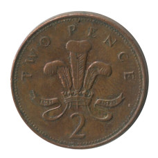 2 пенса Великобритании 1997 г.