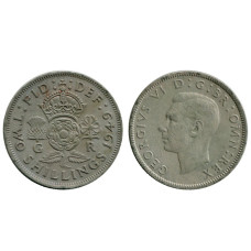 2 шиллинга Великобритании 1949 г.