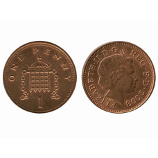 1 пенни Великобритании 2003 г.