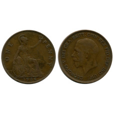 1 пенни Великобритании 1936 г.