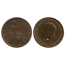 1/2 пенни Великобритании 1928 г. 1/2 пенни Великобритании 1928 г.