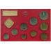 Монета Годовой набор монет СССР 1977 г. 9 монет и жетон ЛМД (в пластике) 