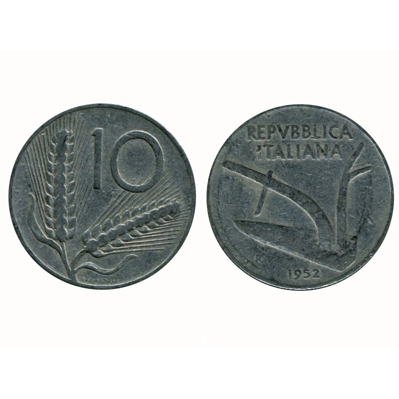 10 лир сколько рублей. 10 лир монета италии. 10 лир. италия 10 лир 1952 год.