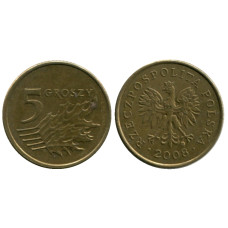 5 грошей Польши 2008 г.