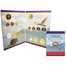 Набор монетовидных жетонов Мордовии (серия «Красная книга») выпуск I и II