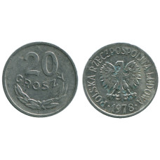 20 грошей Польши 1978 г.
