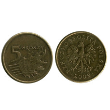 5 грошей Польши 2009 г.
