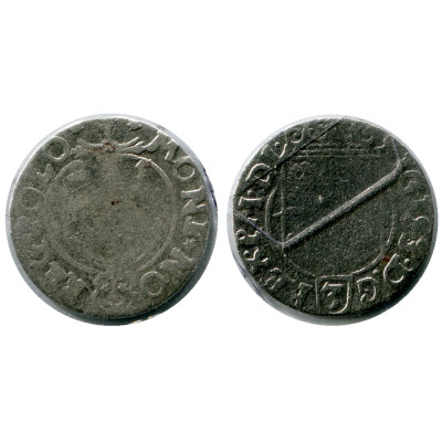 Серебряная монета Польский полторак 1625 г. 21