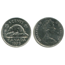5 центов Канады 1973 г.