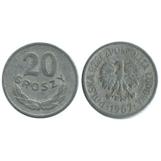 20 грошей Польши 1967 г.
