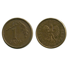 1 грош Польши 2003 г.