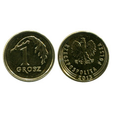 1 грош Польши 2013 г.