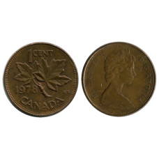 1 цент Канады 1978 г.