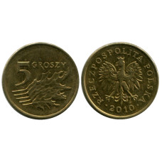 5 грошей Польши 2010 г.
