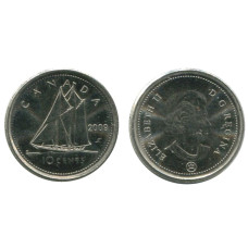 10 центов Канады 2009 г.